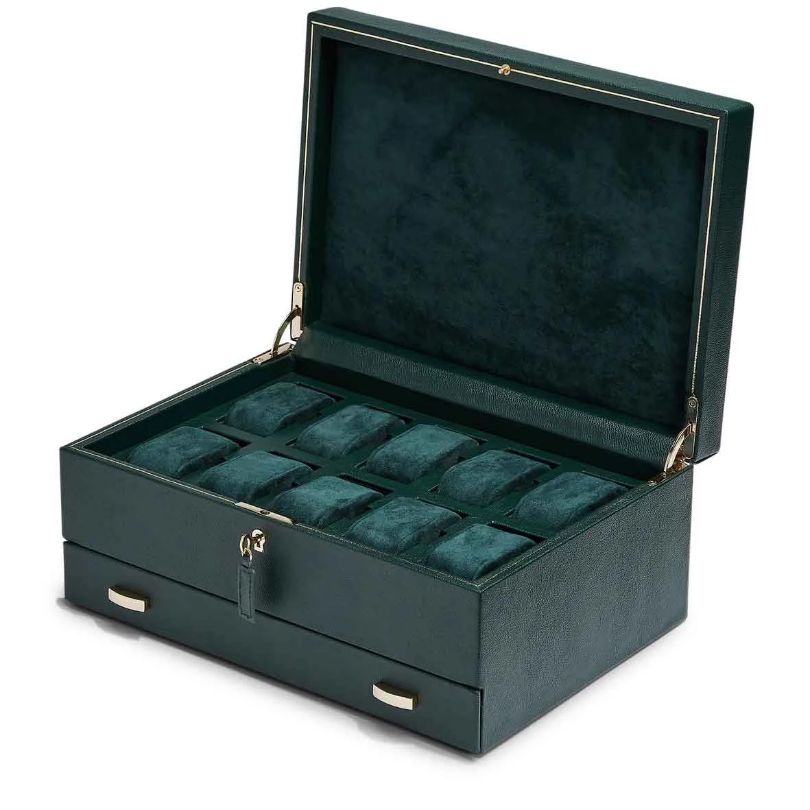 Boîte Montre Wolf 1834 - British Racing 10 Pcs Watch Box With Storage - 792841 – Image 2