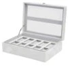 Boite Montre Wolf 1834 - Memento Mori 10-Piece Watch Box- BLANC - 493501