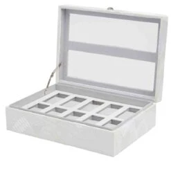 Boite Montre Wolf 1834 - Memento Mori 10-Piece Watch Box- BLANC - 493501