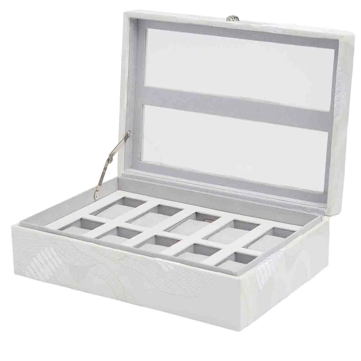 Boite Montre Wolf 1834 - Memento Mori 10-Piece Watch Box- BLANC - 493501