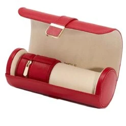 Boite Montre Wolf 1834 - Palermo Double Watch Roll W/ Jewelry Pouch - 213972