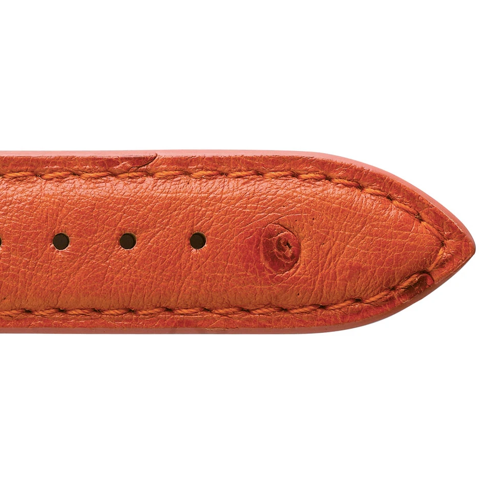 Bracelet Montre Autruche Mat Orange Emmanuelle - 18108-22 – Image 2