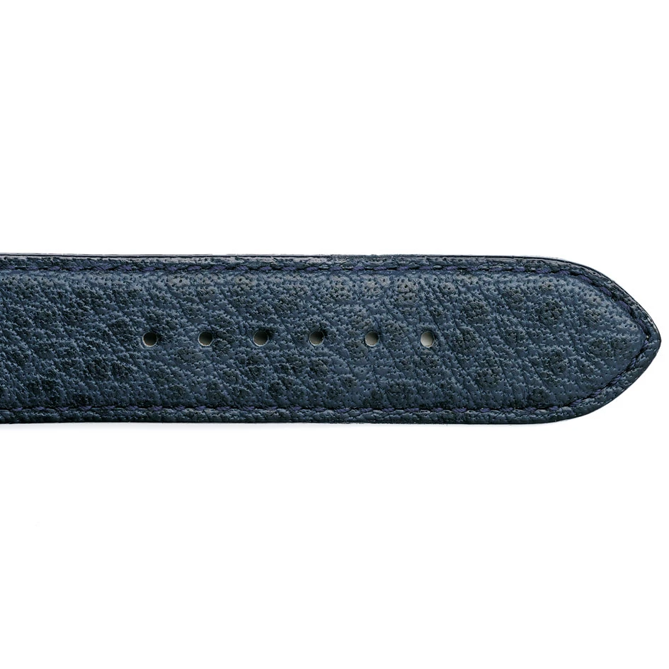 Bracelet Montre Cuir De Buffle Marine Violaine - 15619-04