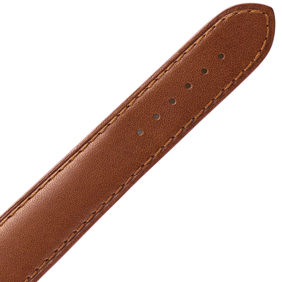 Bracelet Montre En Cuir De Taureau Marron Clair - Venus - 15001-35 – Image 3