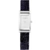 Bracelet Montre Interchangeable Mauna Loa Velours Brillant Bleu Bleu - BRAC17048A119