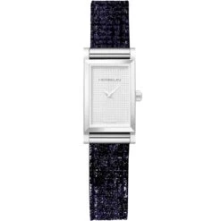 Bracelet Montre Interchangeable Mauna Loa Velours Brillant Bleu Bleu - BRAC17048A119