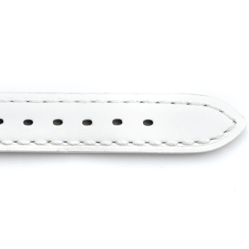 Bracelet Montre Vachette Blanc Femme - RĂŞveuse - 24201-05