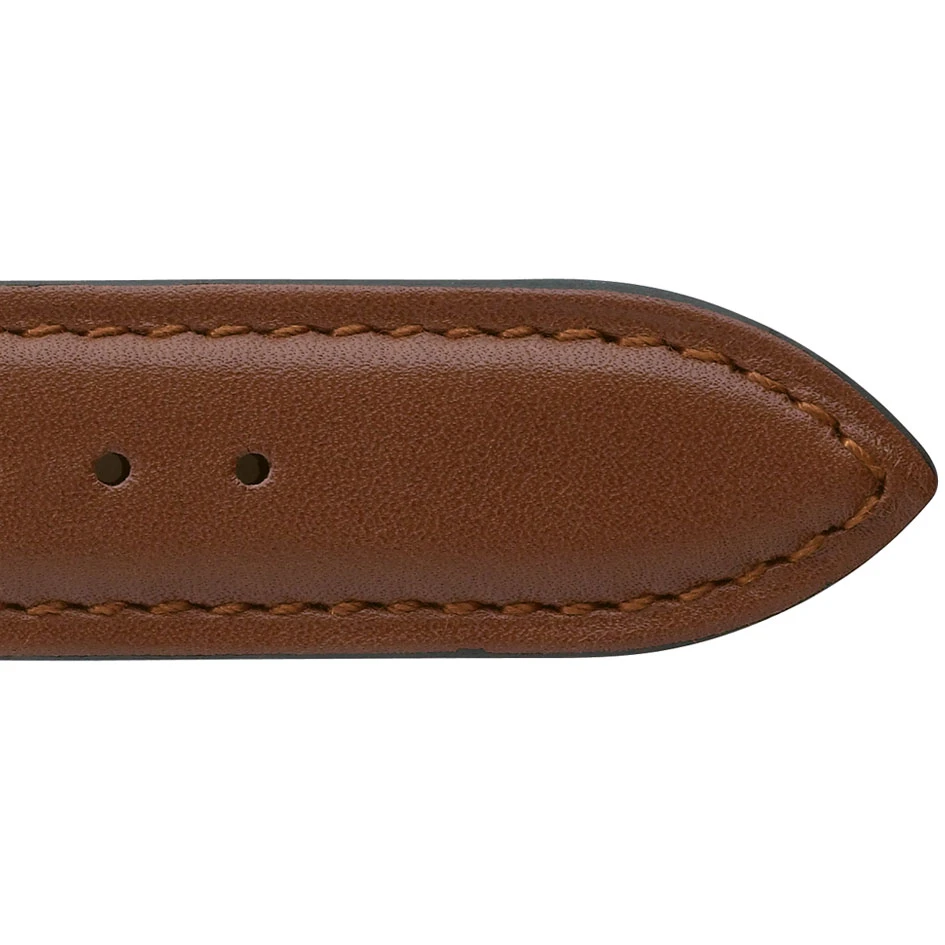 Bracelet Montre Veau Sellier Gold - Unisexe - Mahée - 18101-02 – Image 2