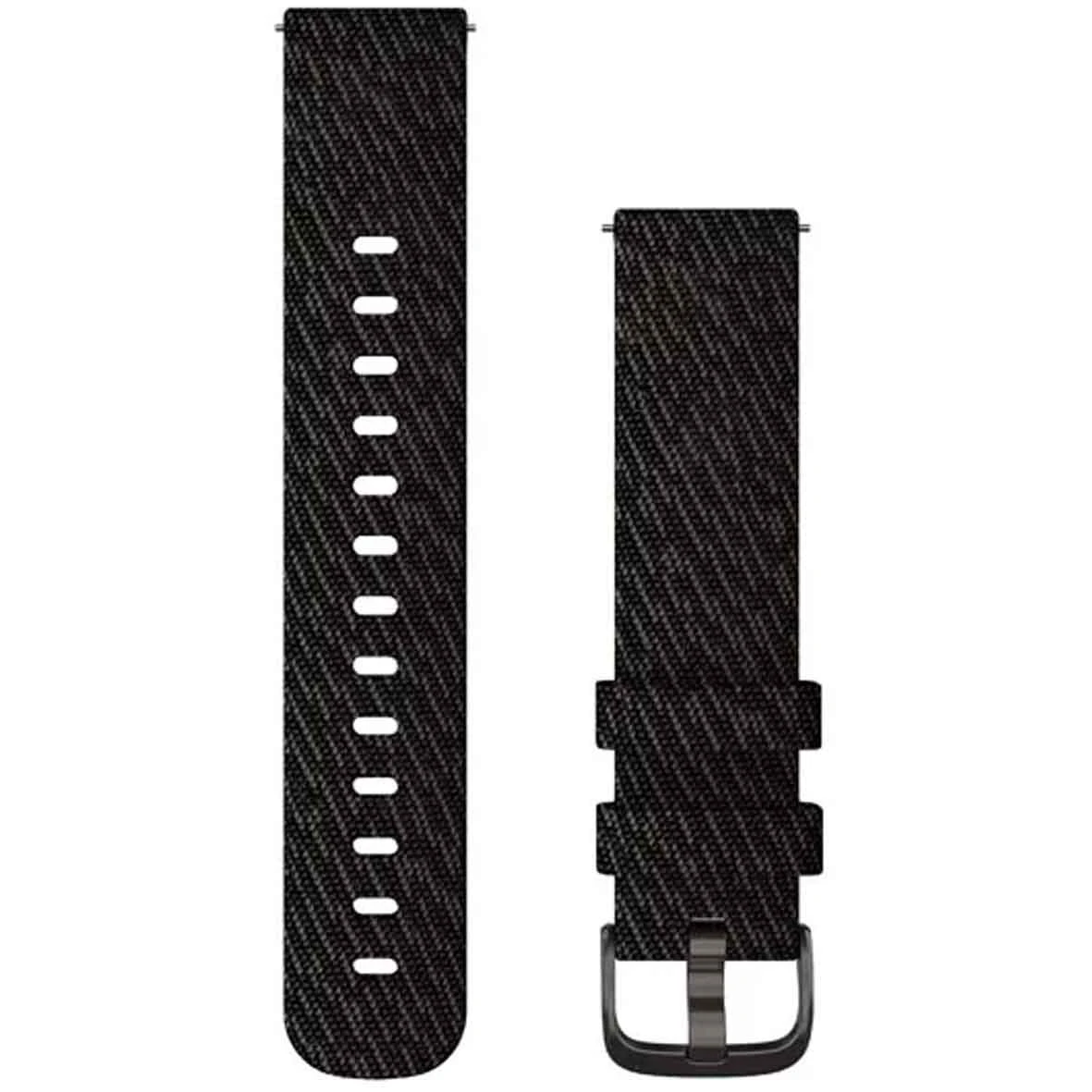 Bracelet Nylon Tressé Noir - 20mm - Garmin - 010-12924-13