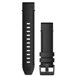 Bracelet QuickFit® 22 Mm Cuir Horween Noir - Garmin - 010-12738-19