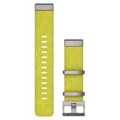 Bracelet QuickFit® 22 Mm Nylon Tissé Jaune, Vert - Garmin - 010-12738-23
