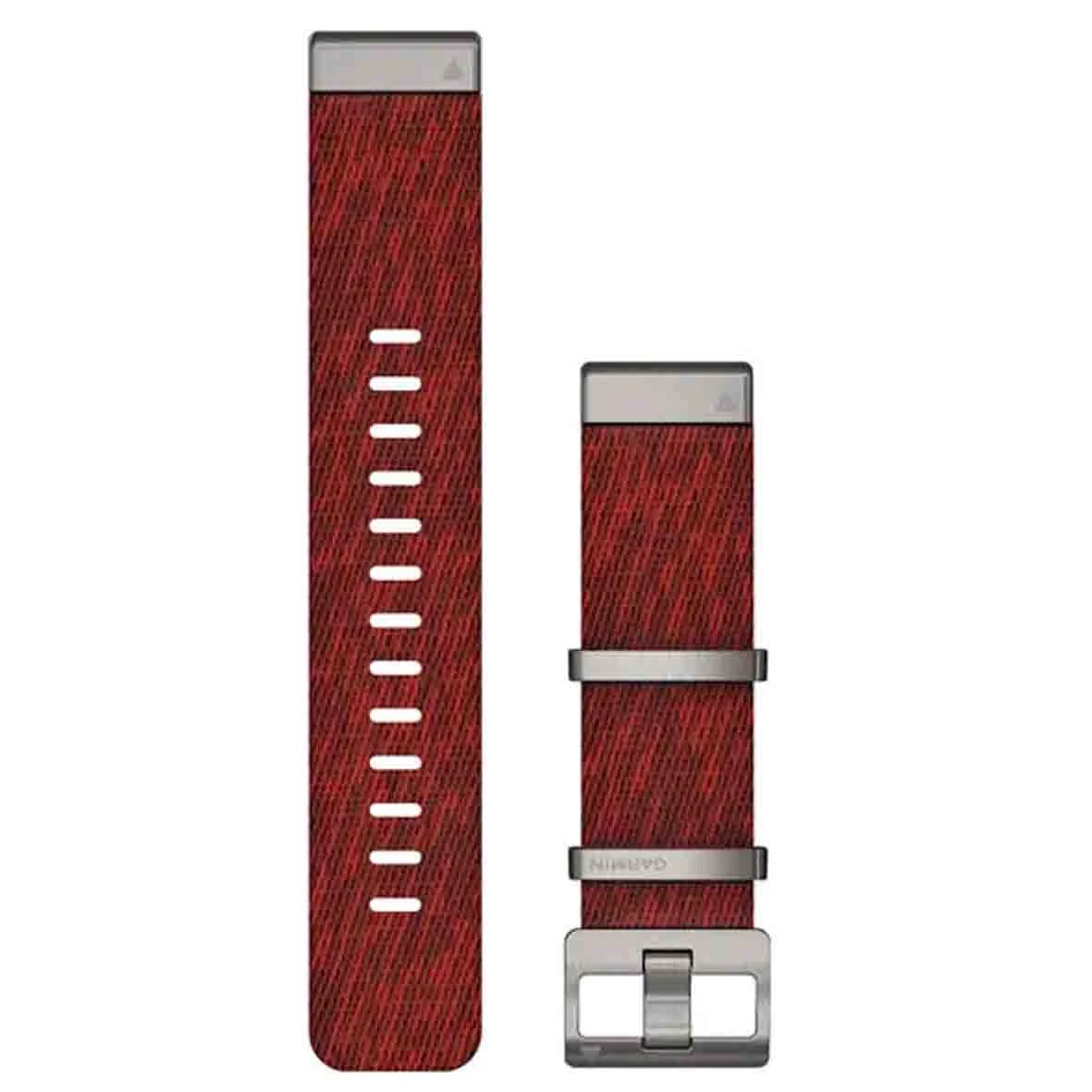 Bracelet QuickFit® 22 Mm Nylon Tissé Rouge - Garmin - 010-12738-22