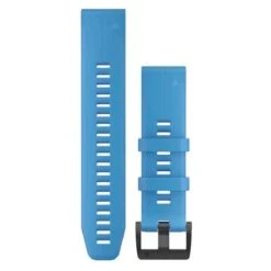 Bracelet QuickFit® 22 Mm Silicone Bleu Cyan - Garmin - 010-12740-03