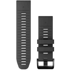 Bracelet QuickFit, 26mm, Silicone, Graphite - Garmin - 010-13281-09