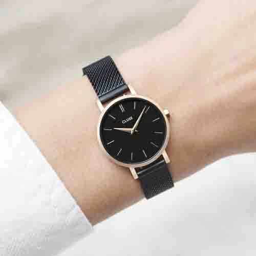 Cluse Boho Chic Petite Mesh Black, Rose Gold Colour - - CW0101211004 – Image 4