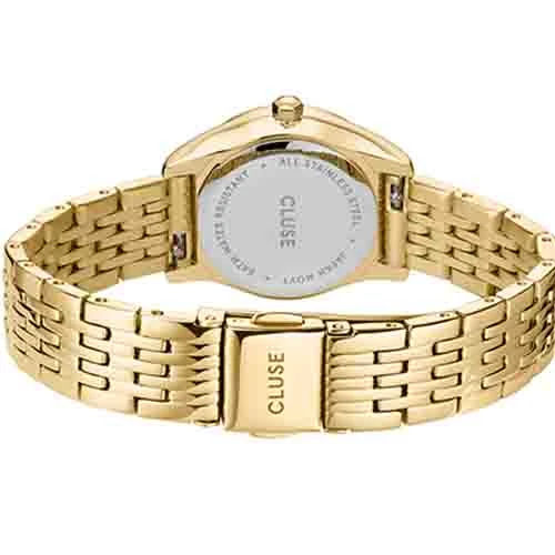 Cluse Féroce Mini Steel - White - Gold Color - - CW11705 – Image 3