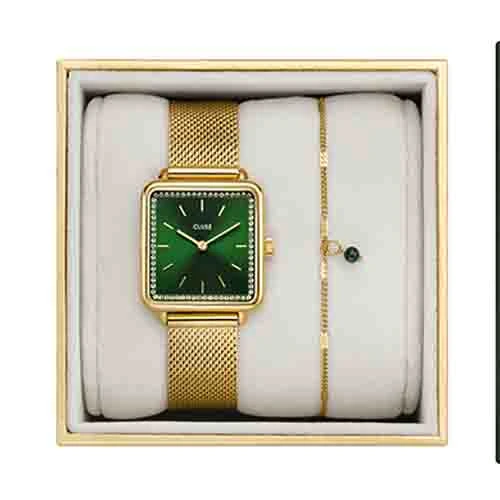 Cluse Coffret La Tétragone Watch - Bracelet - 28.5 Mm - CG10317