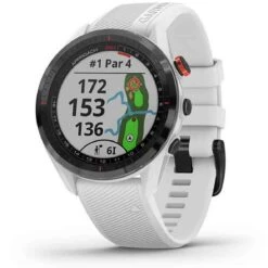 Garmin Approach® S62 Céramique Noir Avec Bracelet Blanc 47 Mm- 010-02200-01