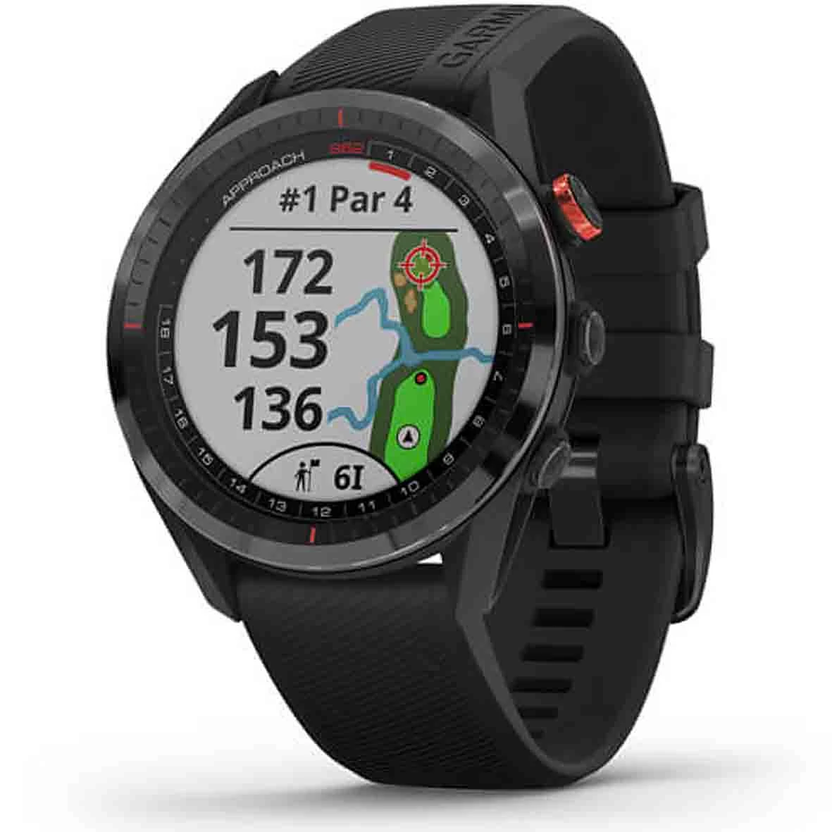 Garmin Approach® S62 Céramique Noir Avec Bracelet Noir 47 Mm- 010-02200-00