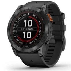 Garmin Fēnix 7X Pro – Solar Edition - Acier - Gray Avec Bracelet Noir 51 Mm - 010-02778-01