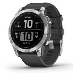 Garmin Fénix 7 Silver Avec Bracelet Gris - 010-02540-01