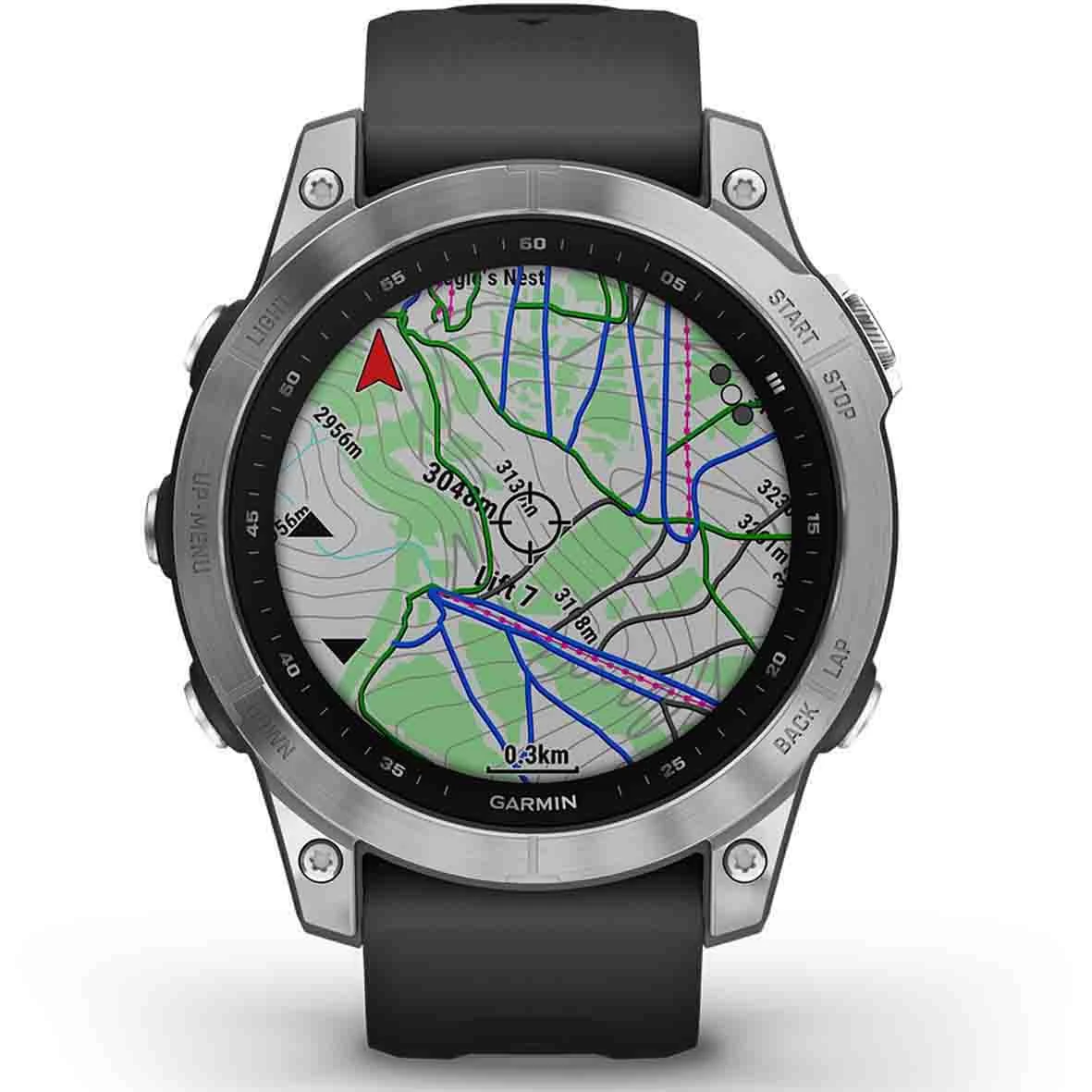 Garmin Fénix 7 Silver Avec Bracelet Gris - 010-02540-01 – Image 2