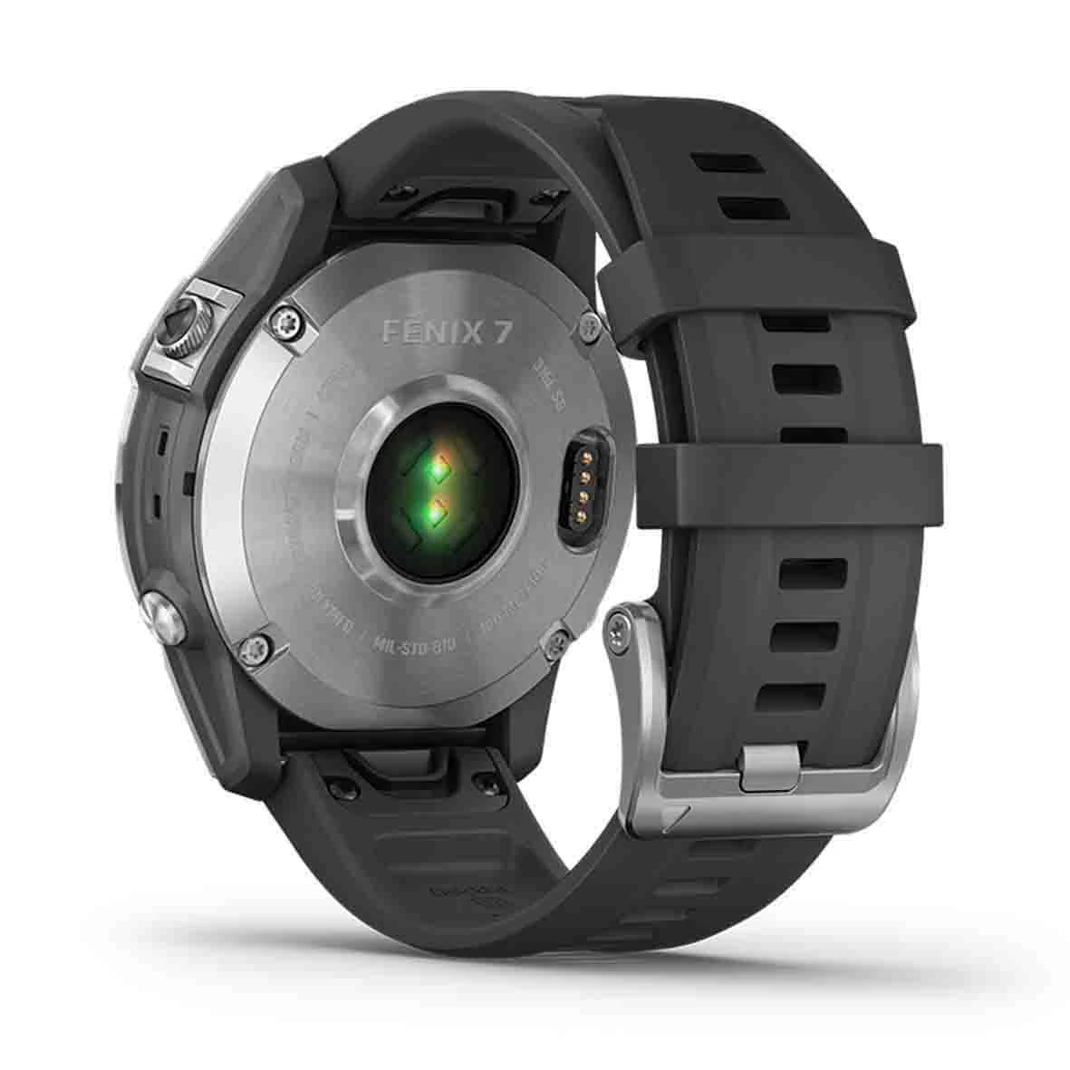 Garmin Fénix 7 Silver Avec Bracelet Gris - 010-02540-01 – Image 5