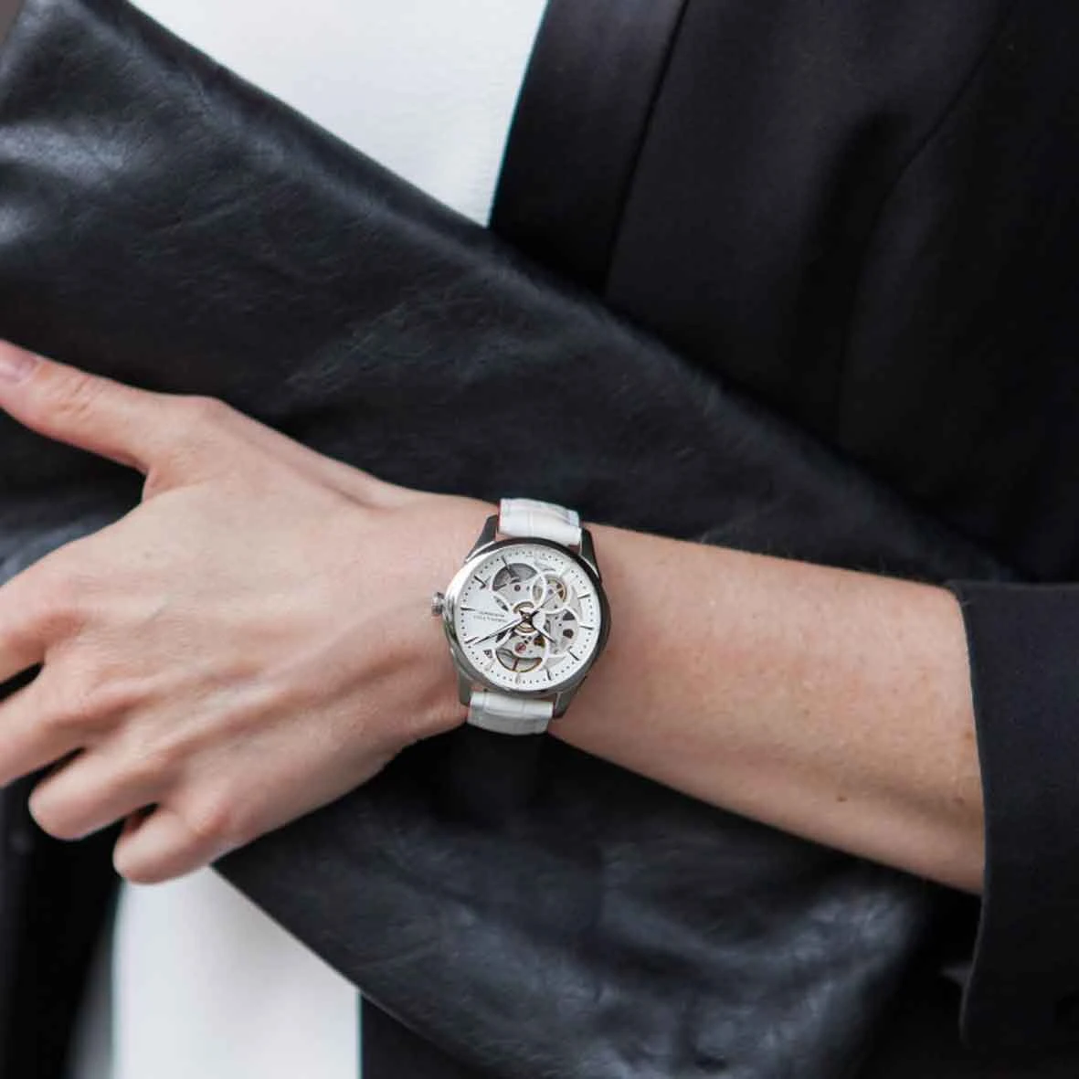 Hamilton Jazzmaster Skeleton Lady Auto 36 Mm- H32405811 – Image 2