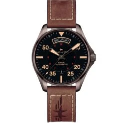Hamilton Khaki Aviation Pilot Day Date Auto 42 Mm- H64605531