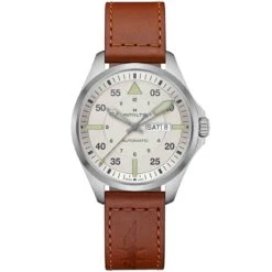 Hamilton Khaki Aviation Pilot Day Date Auto 42 Mm- H64635550