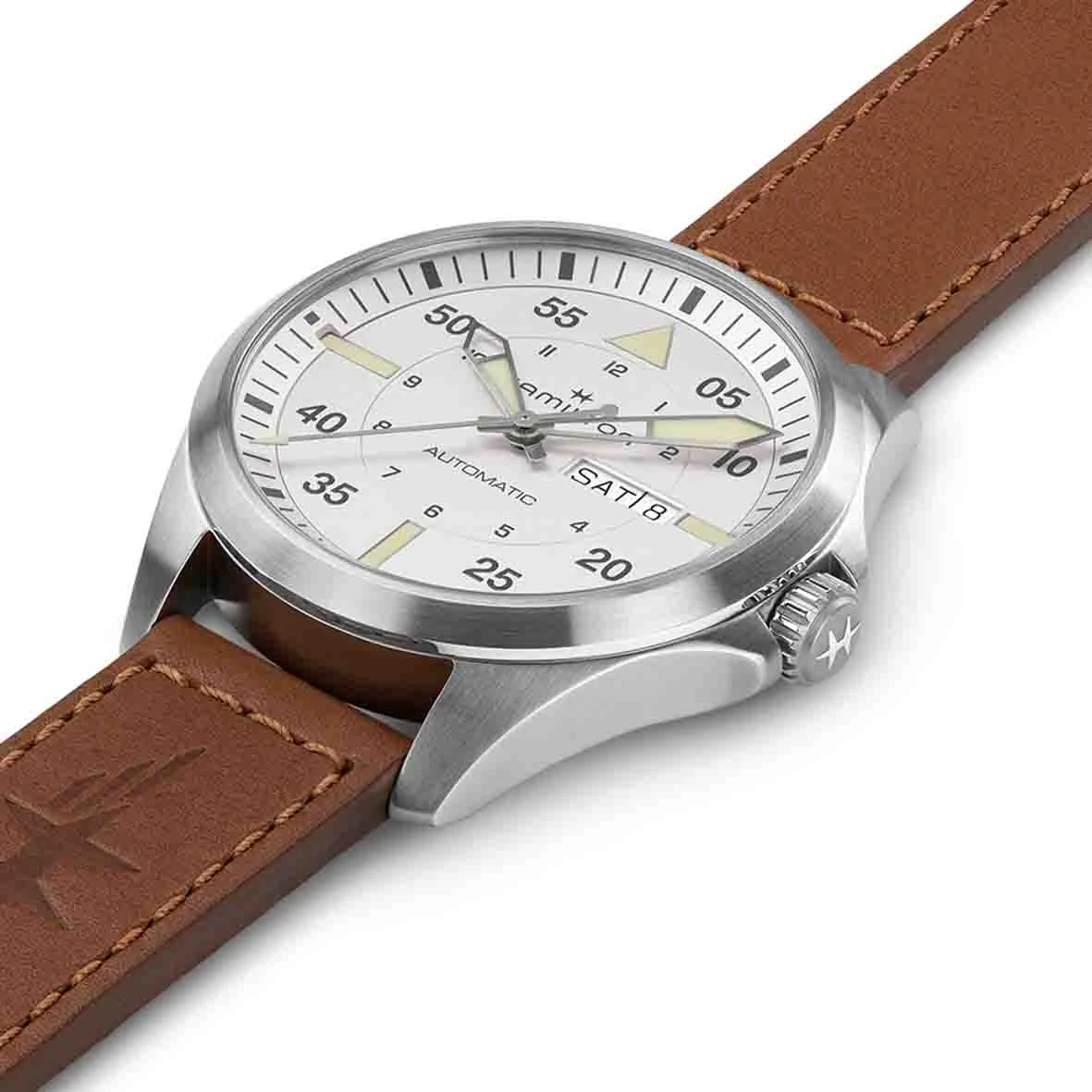 Hamilton Khaki Aviation Pilot Day Date Auto 42 Mm- H64635550 – Image 3