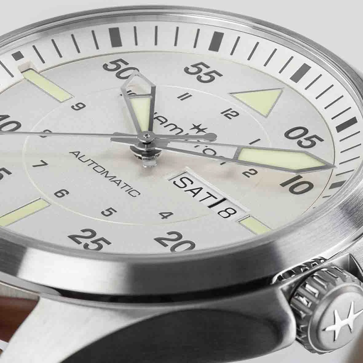 Hamilton Khaki Aviation Pilot Day Date Auto 42 Mm- H64635550 – Image 4