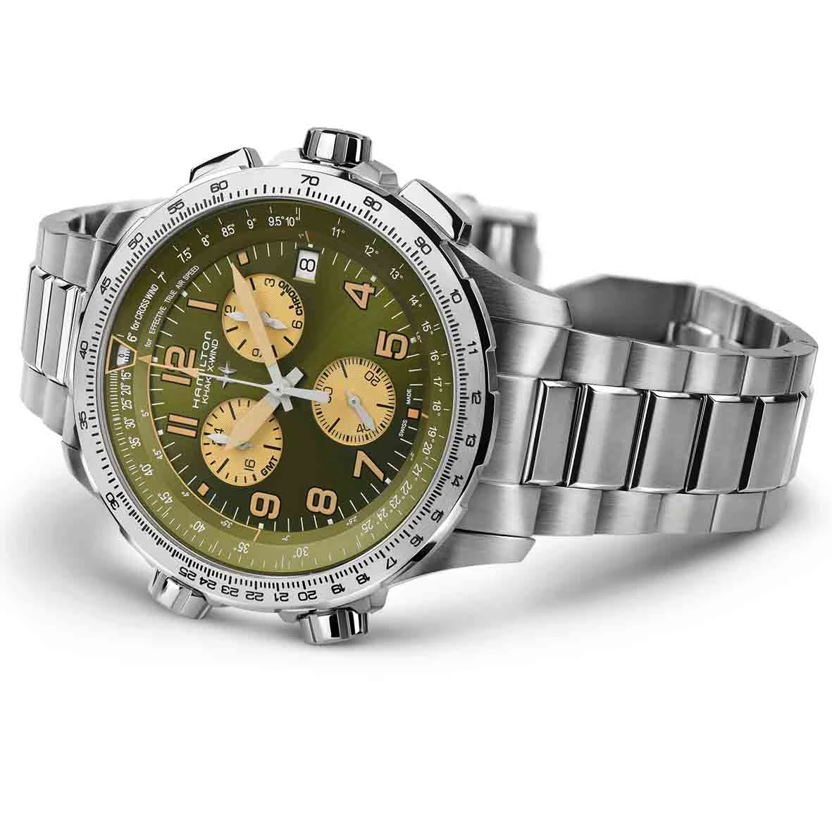 Hamilton Khaki Aviation X-Wind GMT Chrono Quartz 46 Mm- H77932160 – Image 2