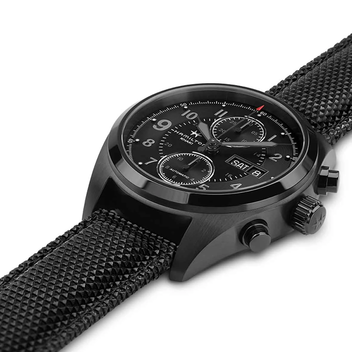 Hamilton Khaki Field Auto Chrono 42 Mm- H71626735 – Image 3