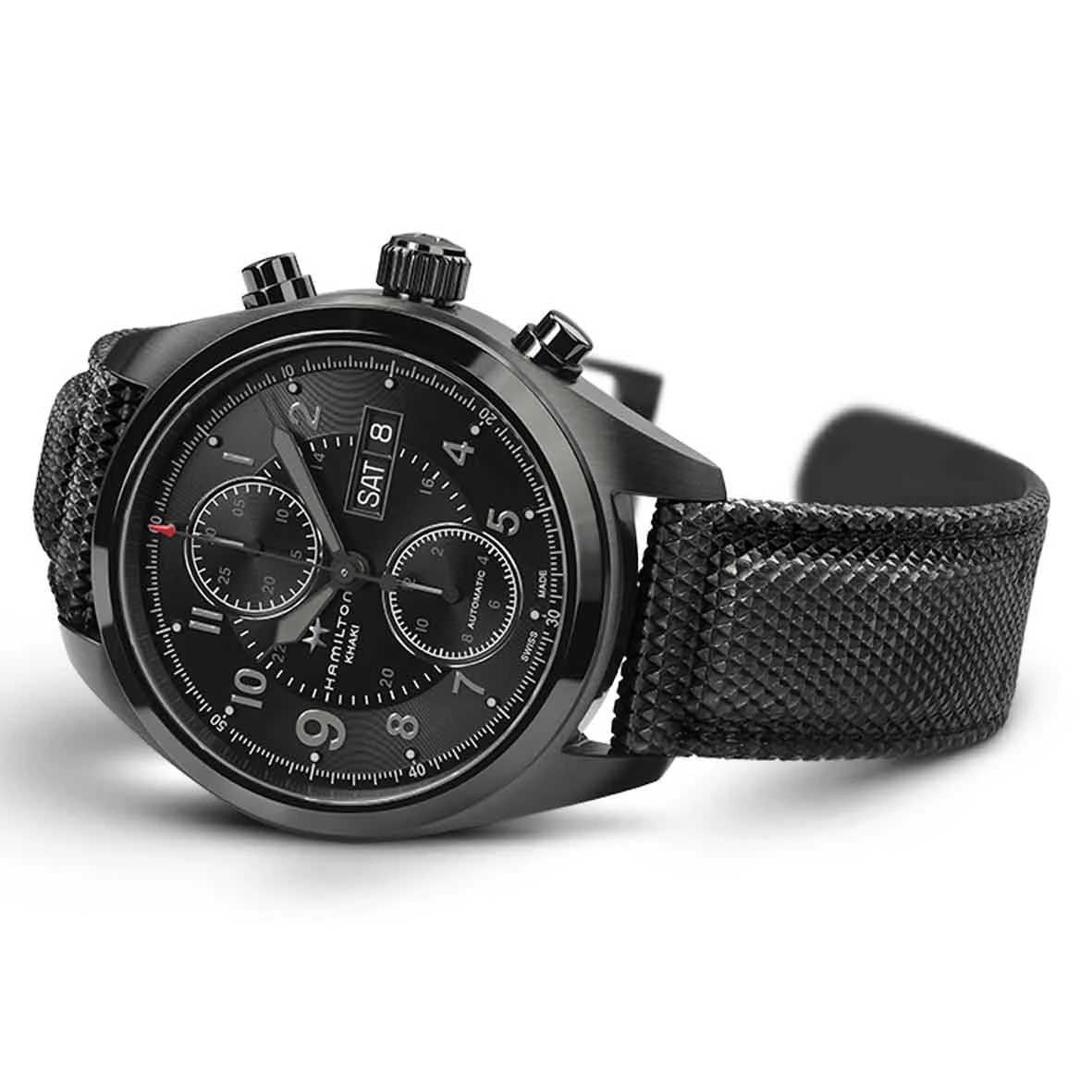 Hamilton Khaki Field Auto Chrono 42 Mm- H71626735 – Image 4