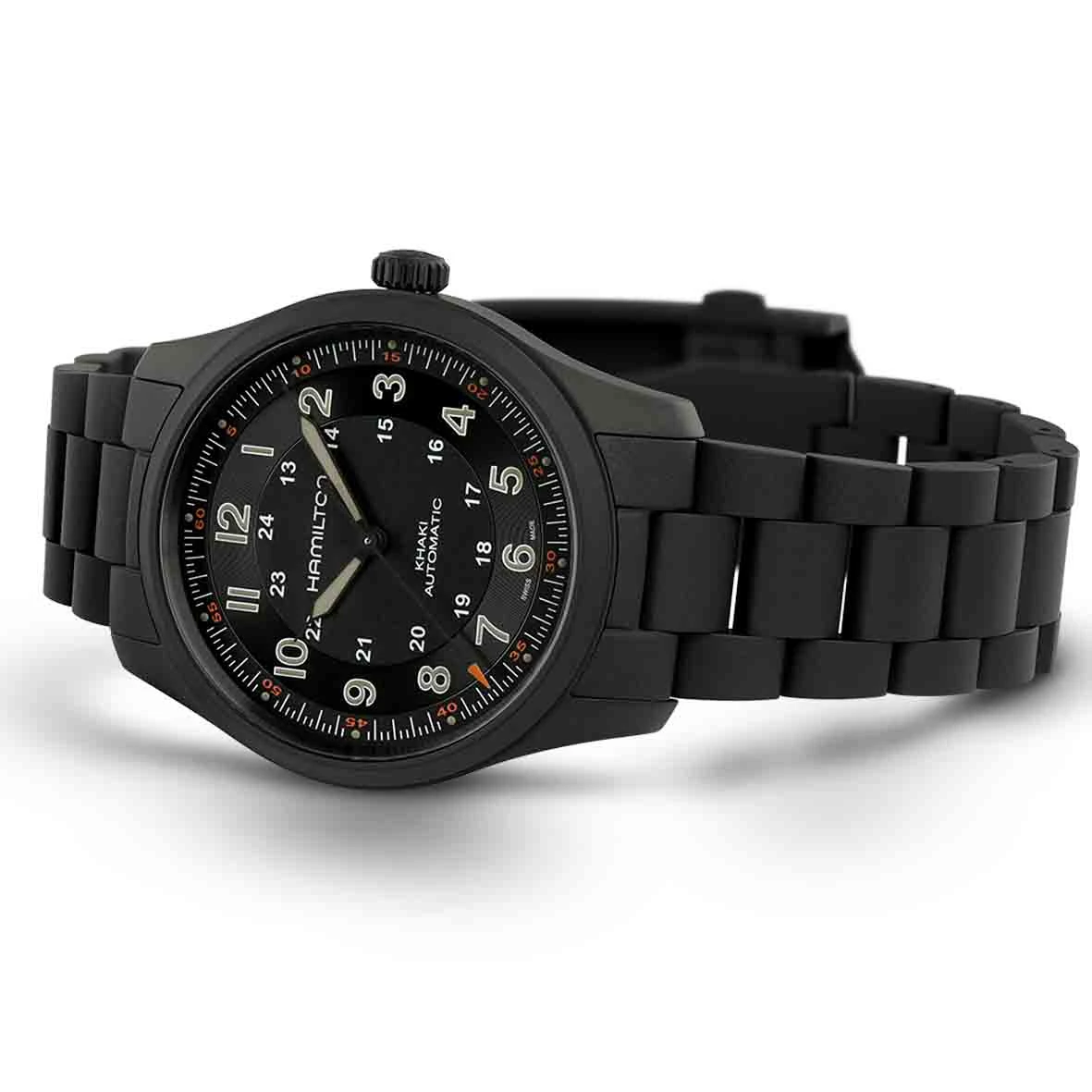 Hamilton Khaki Field Titanium Auto 38 Mm- H70215130 – Image 2