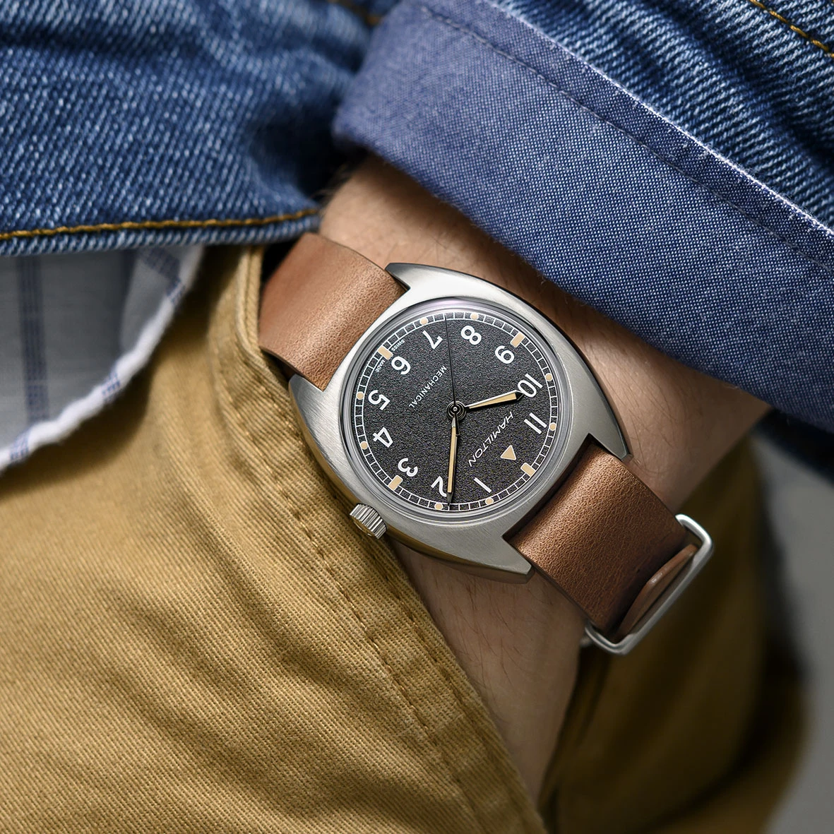 Hamilton Khaki Pilot Pioneer Mechanical 36 Mm- H76419931 – Image 4