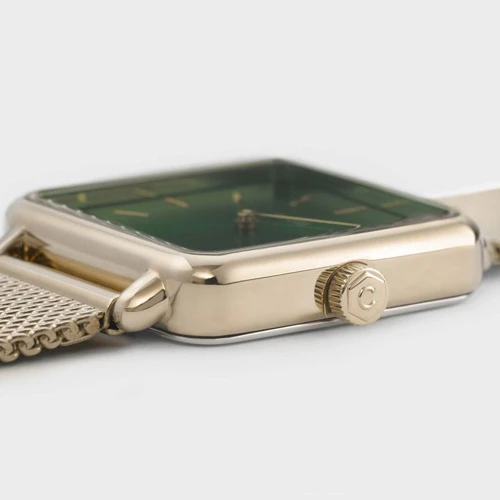Cluse La Tétragone Mesh Full Gold/Forest - 28.5 Mm - CW0101207013 – Image 3
