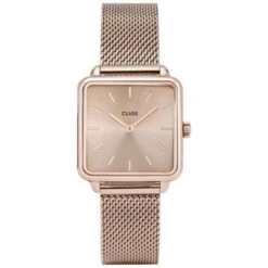 Cluse La Tétragone Mesh Full Rose Gold - 28.5 Mm - CW0101207009