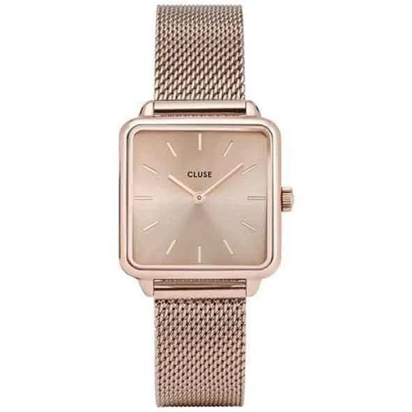 Cluse La Tétragone Mesh Full Rose Gold - 28.5 Mm - CW0101207009