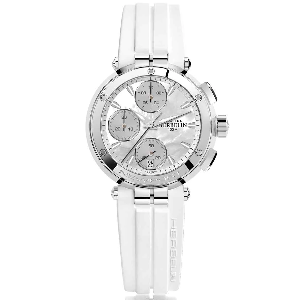 Michel Herbelin Newport Femme Quartz Chronographe - 35688AP19CW