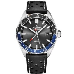 Montre Alpina - Alpiner Quartz GMT Bleu Marine 42 Mm- AL-247GB4E6