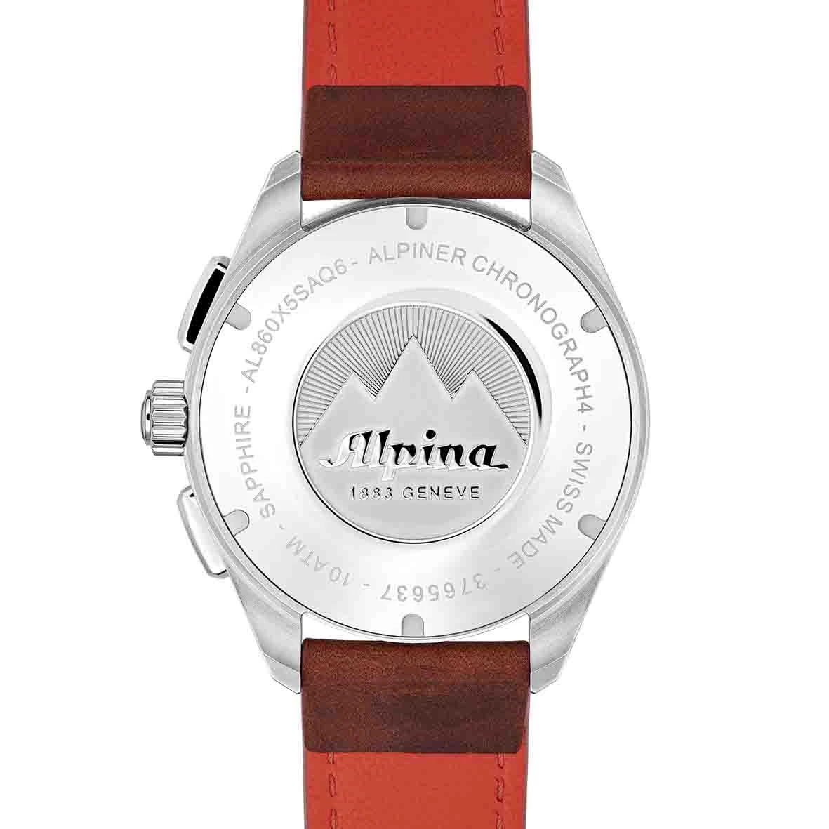 Montre Alpina - Alpiner4 Chronograph Dark-green 44 Mm- AL-860GRS5AQ6 – Image 3