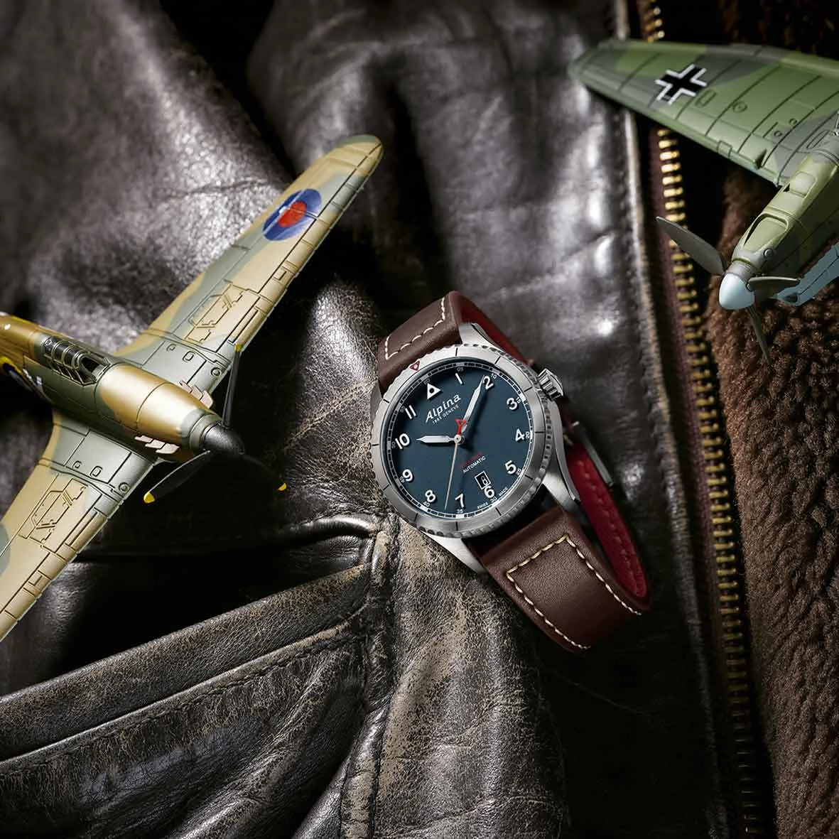 Montre Alpina Startimer Pilot Automatic Bllue 41 Mm- AL-525NW4S26 – Image 4