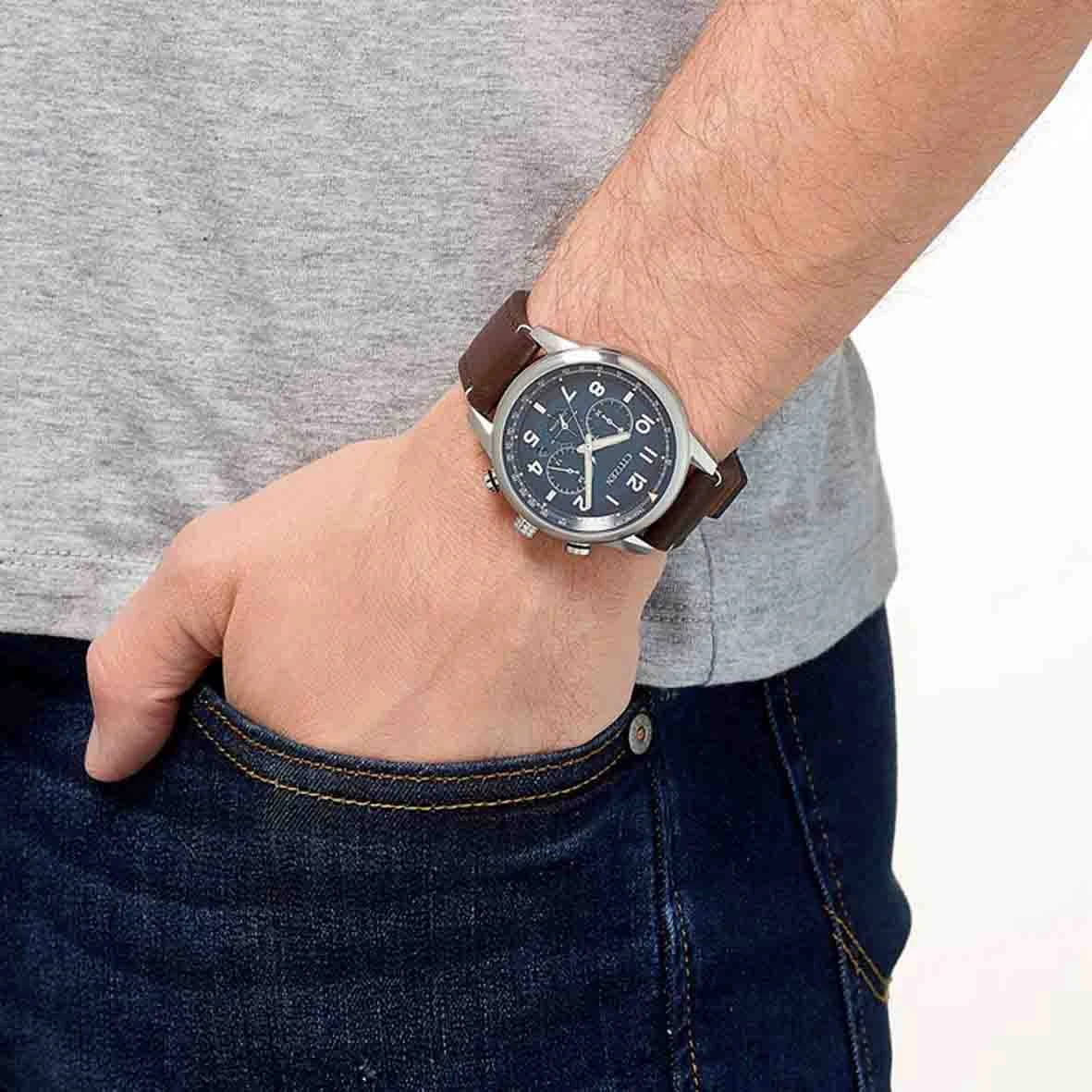 Montre Citizen Chrono Eco Drive 43,5 Mm- CA4420-13L – Image 2