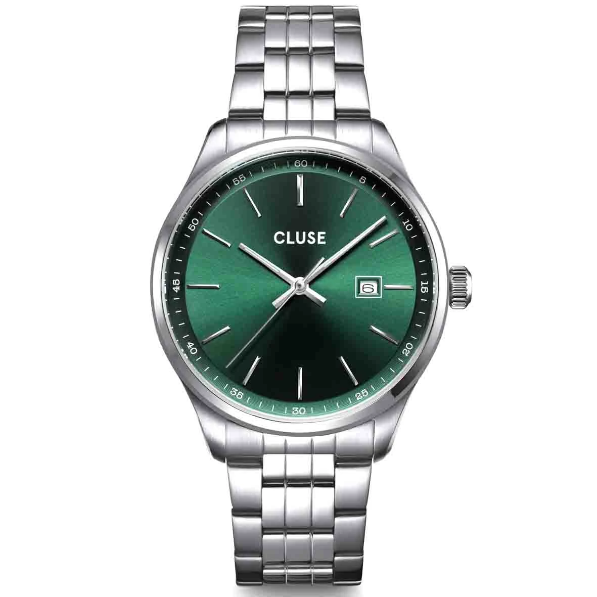 Montre Cluse Anthéor Watch Steel Green, Silver Colour - - CW20902