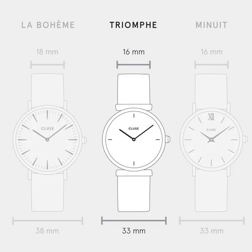 Montre Cluse Cluse Triomphe Mesh Rose Gold - 33 Mm - CW0101208005 – Image 4