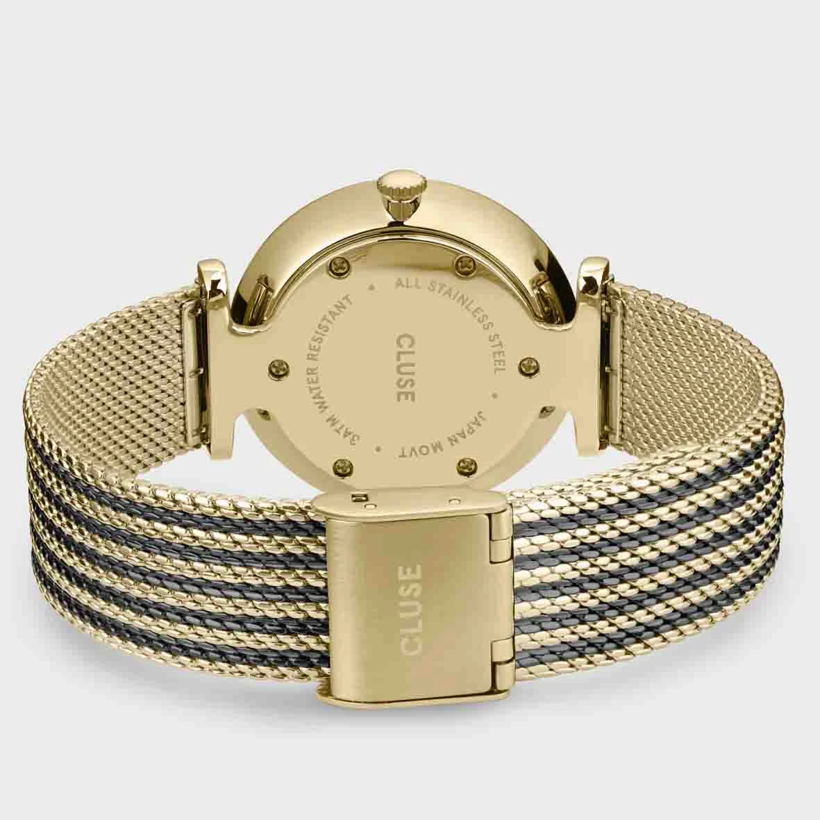 Montre Cluse Cluse Triomphe Watch Mesh, Black, Gold Colour - 33 Mm - CW10403 – Image 4