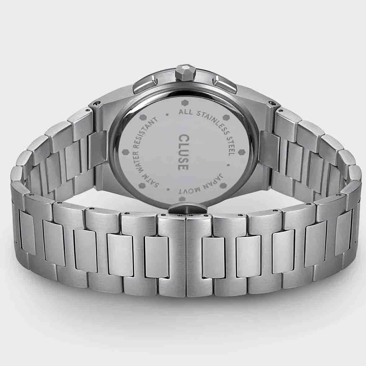 Montre Cluse Homme Cluse Vigoureux Chrono Steel Silver And Black, Silver Colour - CW20807 – Image 5