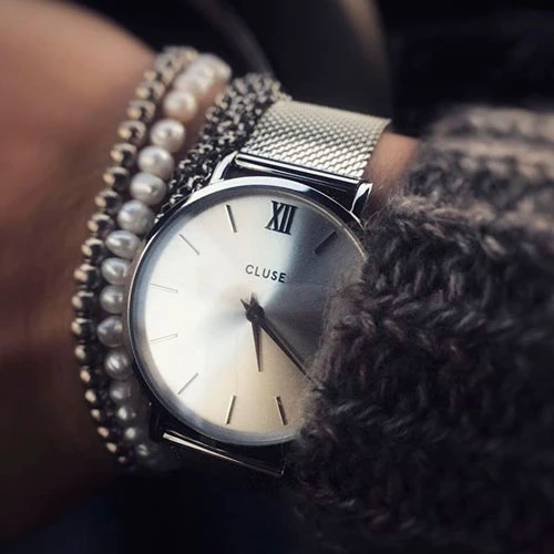 Montre Cluse Minuit Mesh Full Silver - 33 Mm - CW0101203011 – Image 3